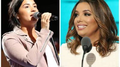 Con discursos sentidos como el de Michelle Obama y actuaciones musicales, la candidata Hillary Clinton recibió en la primera noche de la Convención Demócrata el apoyo de diversas celebridades que con conciencia de diversidad racial como Eva Longoria, o con la pasión juvenil de Demi Lovato dejaron claro que es el tiempo de las mujeres.